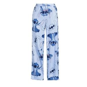 Lilo and Stitch Women's and Women's Plus Mid-Rise Relaxed Sleep Pants, Size 2X